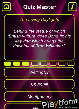 James Bond Movies Trivia Quiz (iPhone/iPod)