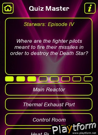 Star Wars Movies Trivia Quiz (iPhone/iPod)