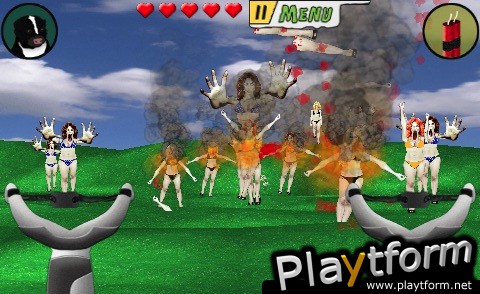Attack Of The Zombie Bikini Babes From Outer Space (iPhone/iPod)