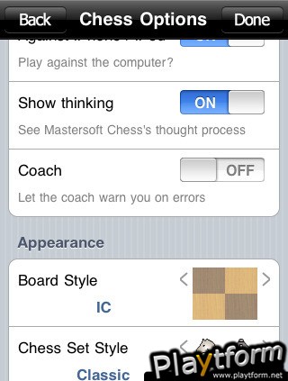 Mastersoft Chess (iPhone/iPod)