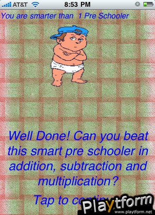 Smarter Than Pre Schooler? (iPhone/iPod)