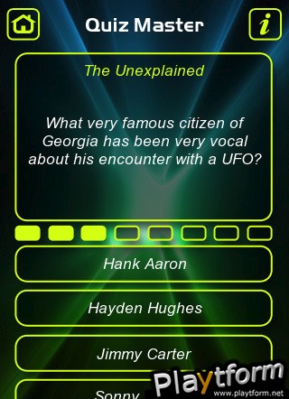 Aliens, Monsters & UFOs Trivia Quiz (iPhone/iPod)