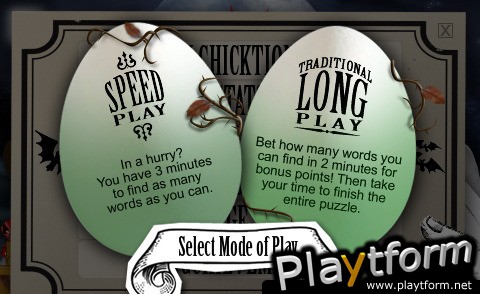 Halloween Chicktionary (iPhone/iPod)