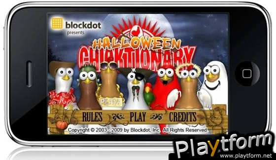 Halloween Chicktionary (iPhone/iPod)