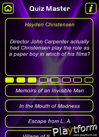 Celebrities Trivia Quiz (iPhone/iPod)