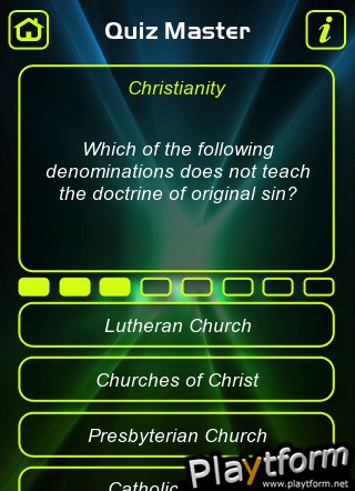 Christianity Trivia Quiz (iPhone/iPod)