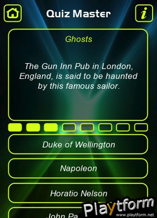 Ghosts Trivia Quiz (iPhone/iPod)