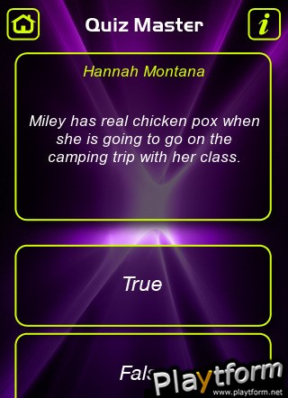 Children True or False Trivia Quiz (iPhone/iPod)