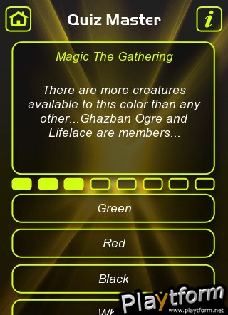 Magic The Gathering Trivia Quiz (iPhone/iPod)