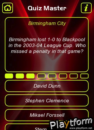 UK Football Teams Trivia Quiz (iPhone/iPod)