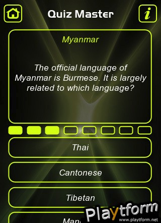Asia Trivia Quiz (iPhone/iPod)