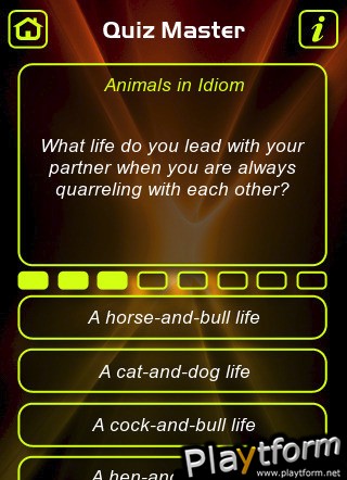 Animal Idioms Trivia Quiz (iPhone/iPod)
