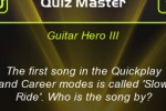 Guitar Hero Game Trivia Quiz (iPhone/iPod)