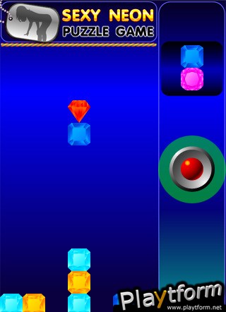 SexyNeonGirlPuzzle (iPhone/iPod)