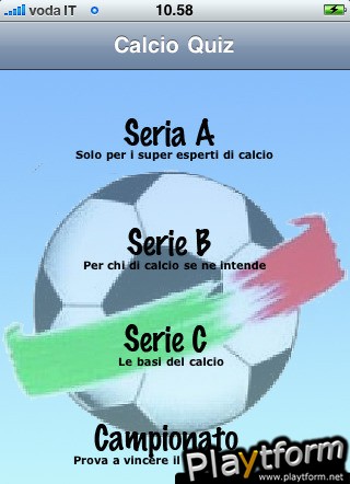 iCalcio Quiz (iPhone/iPod)