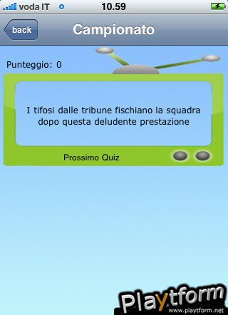 iCalcio Quiz (iPhone/iPod)