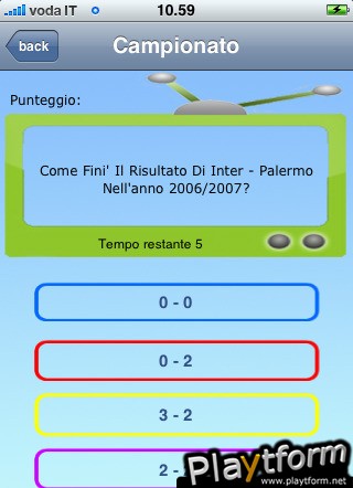 iCalcio Quiz (iPhone/iPod)