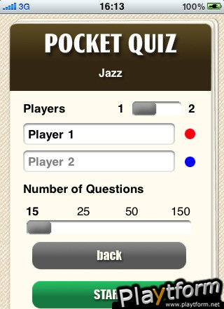 Pocket Quiz: Jazz (iPhone/iPod)