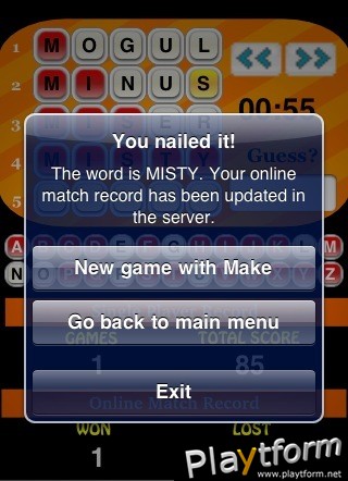 WordFreak Pro (iPhone/iPod)