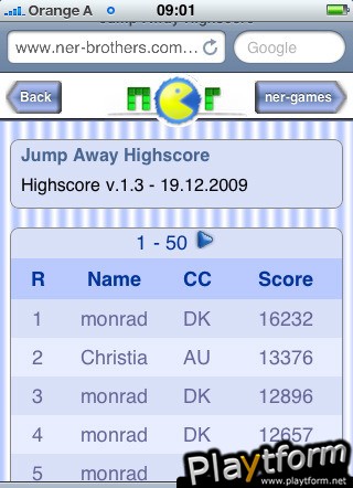 Jump Away (iPhone/iPod)