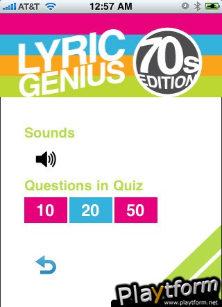 Lyric Genius - 70s Edition (iPhone/iPod)