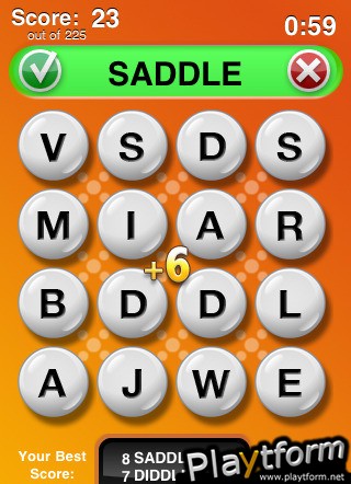 Word Scramble 2 by Zynga (iPhone/iPod)