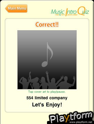 Music Intro Quiz (iPhone/iPod)