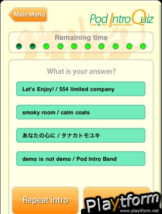Music Intro Quiz (iPhone/iPod)