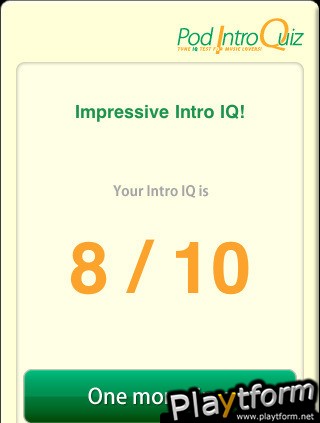 Music Intro Quiz (iPhone/iPod)