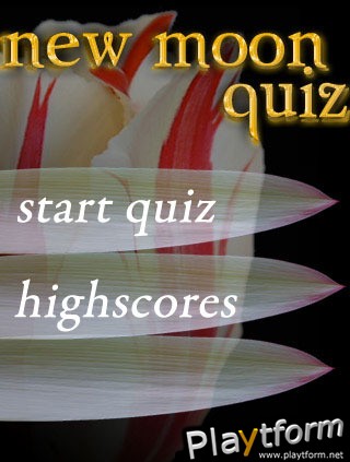 New Moon Quiz (iPhone/iPod)