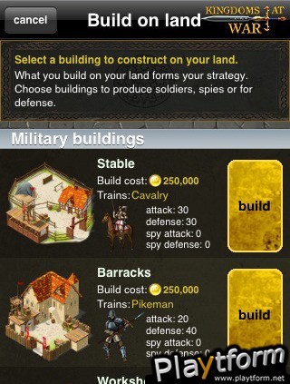 Kingdoms at War - Mercenary Edition (iPhone/iPod)