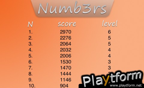 Numb3rs (iPhone/iPod)