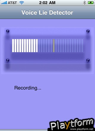 Voice Lie Detector (iPhone/iPod)