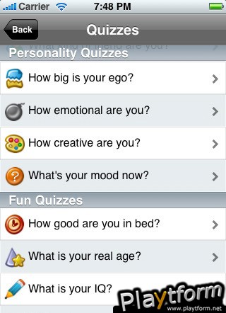 Handwriting Quizzes (iPhone/iPod)