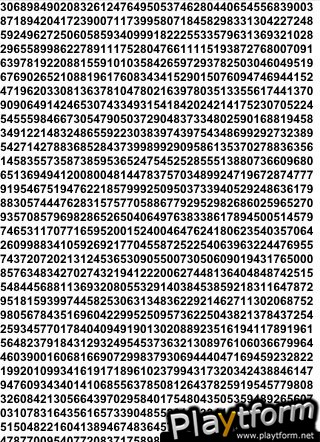 Arabic Numerals Matrix (iPhone/iPod)