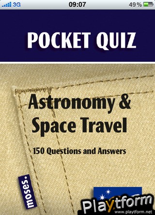 Pocket Quiz: Astronomy & Space Travel (iPhone/iPod)