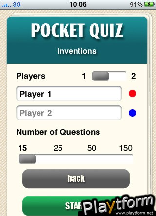 Pocket Quiz: Inventions (iPhone/iPod)