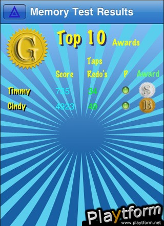 AHighIQ : Memory Match Kids Edition (iPhone/iPod)