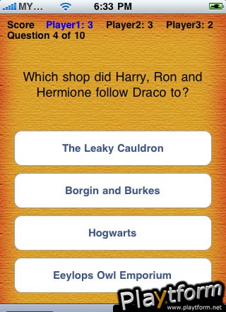 Harry Potter Trivia 6 (iPhone/iPod)