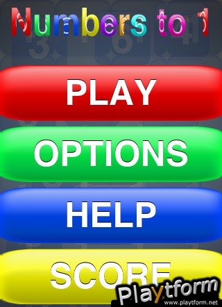 Numbers to 1 (iPhone/iPod)