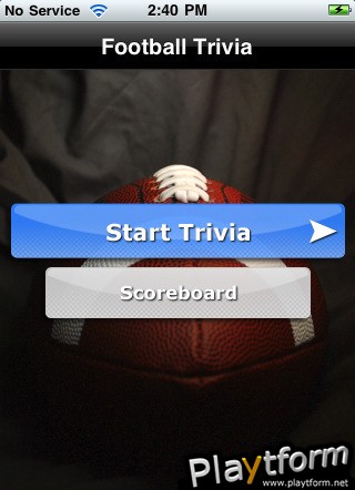 icyPro Football Trivia (iPhone/iPod)