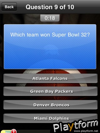 icyPro Football Trivia (iPhone/iPod)