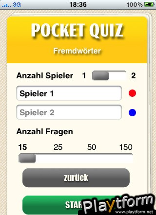 Pocket Quiz: Fremdworter (iPhone/iPod)