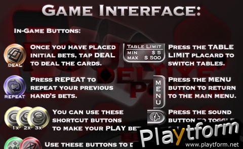 Four Card Deluxe Poker (iPhone/iPod)