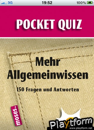 Pocket Quiz: Mehr Allgemeinwissen (iPhone/iPod)