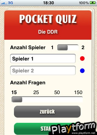 Pocket Quiz: Die DDR (iPhone/iPod)