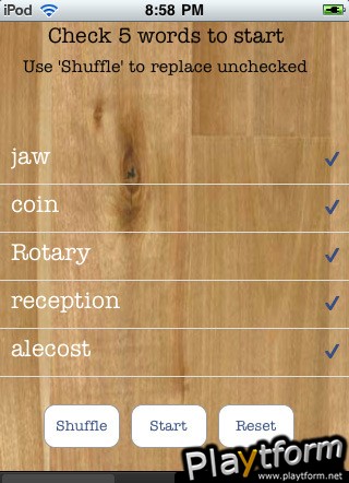 Reverse Buzzword Bingo (iPhone/iPod)