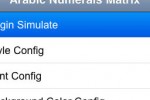 Arabic Numerals Matrix (iPhone/iPod)