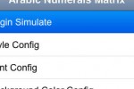 Arabic Numerals Matrix (iPhone/iPod)