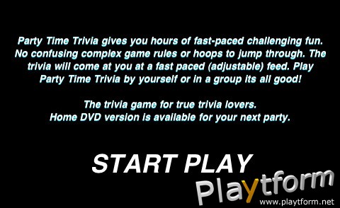 Party Time Trivia - Decades Trivia Game (iPhone/iPod)